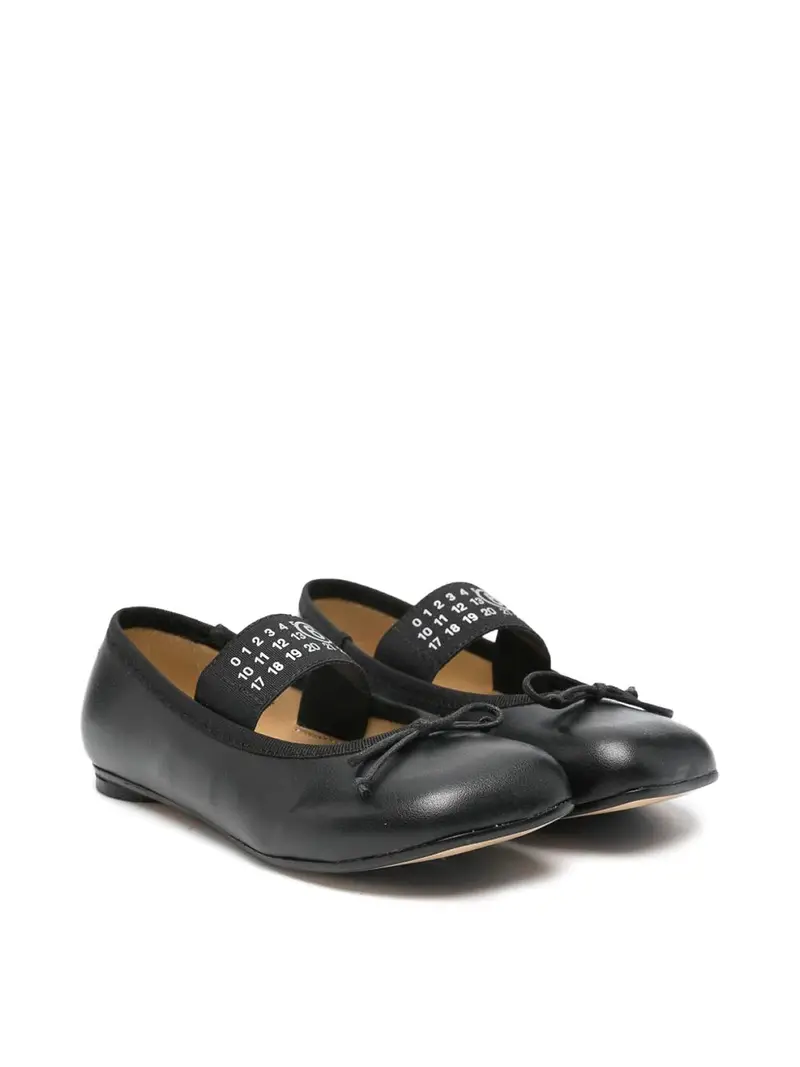 Ballerine Con Logo Nero