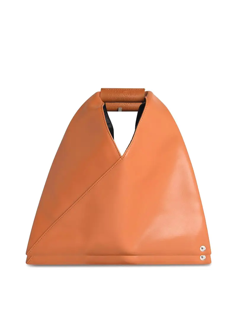 Borsa giapponese in fico marrone finta