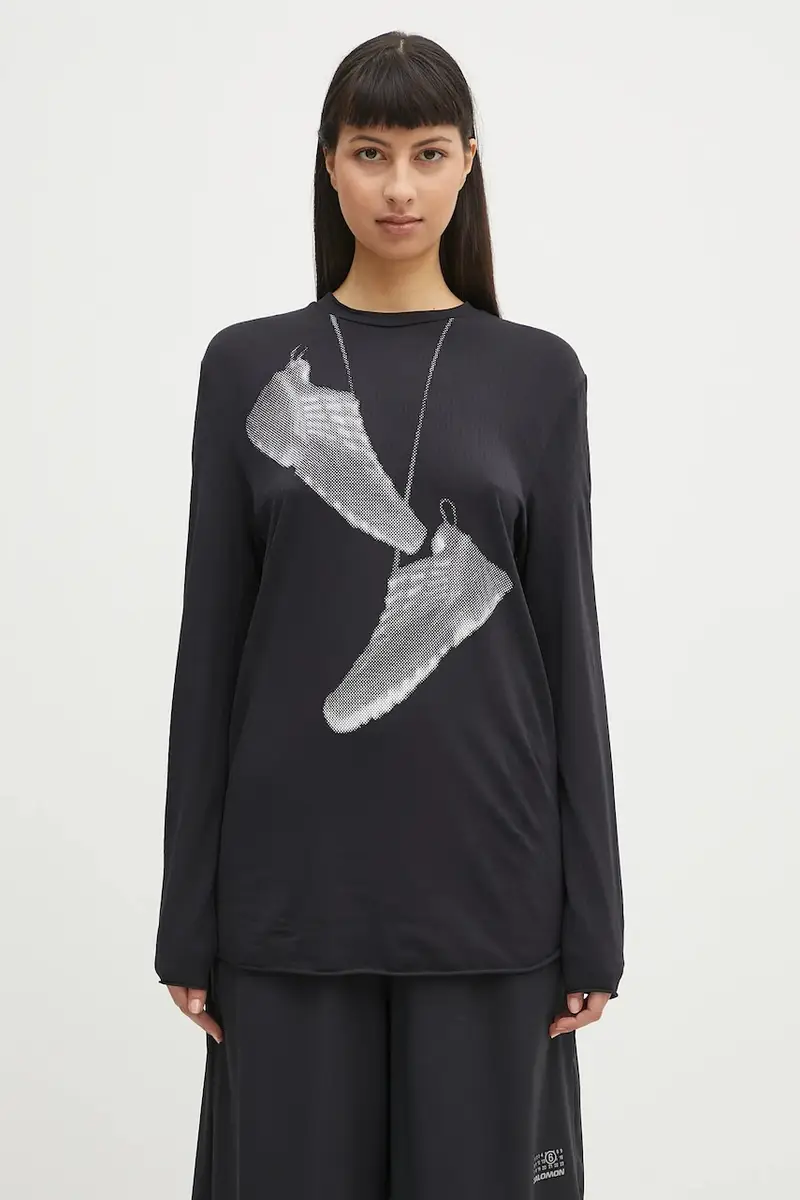 camicia a maniche lunghe colore nero S52GC0346.M20101