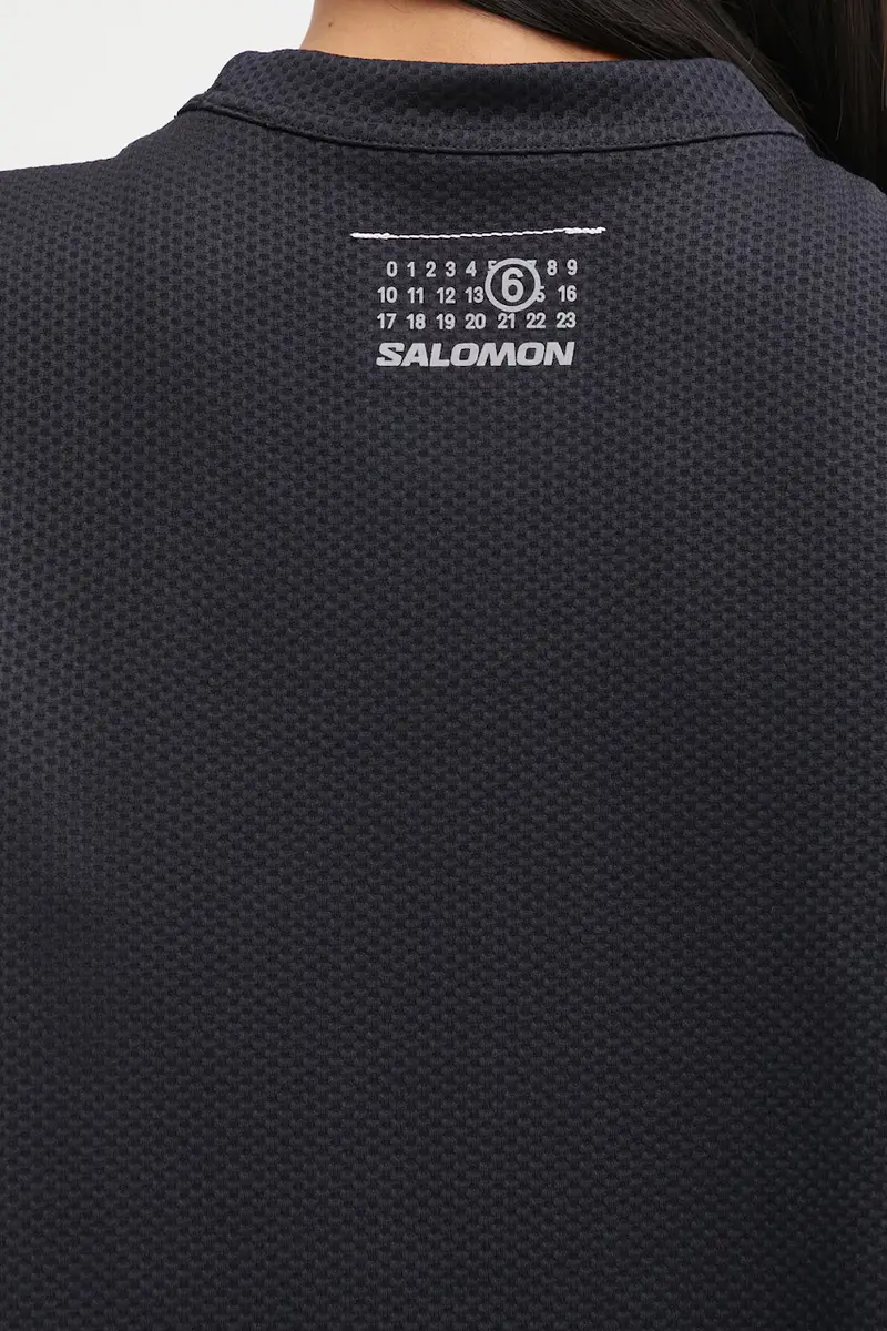 camicia a maniche lunghe x Salomon colore nero S52NH0036.M20139.899 miniatura 5