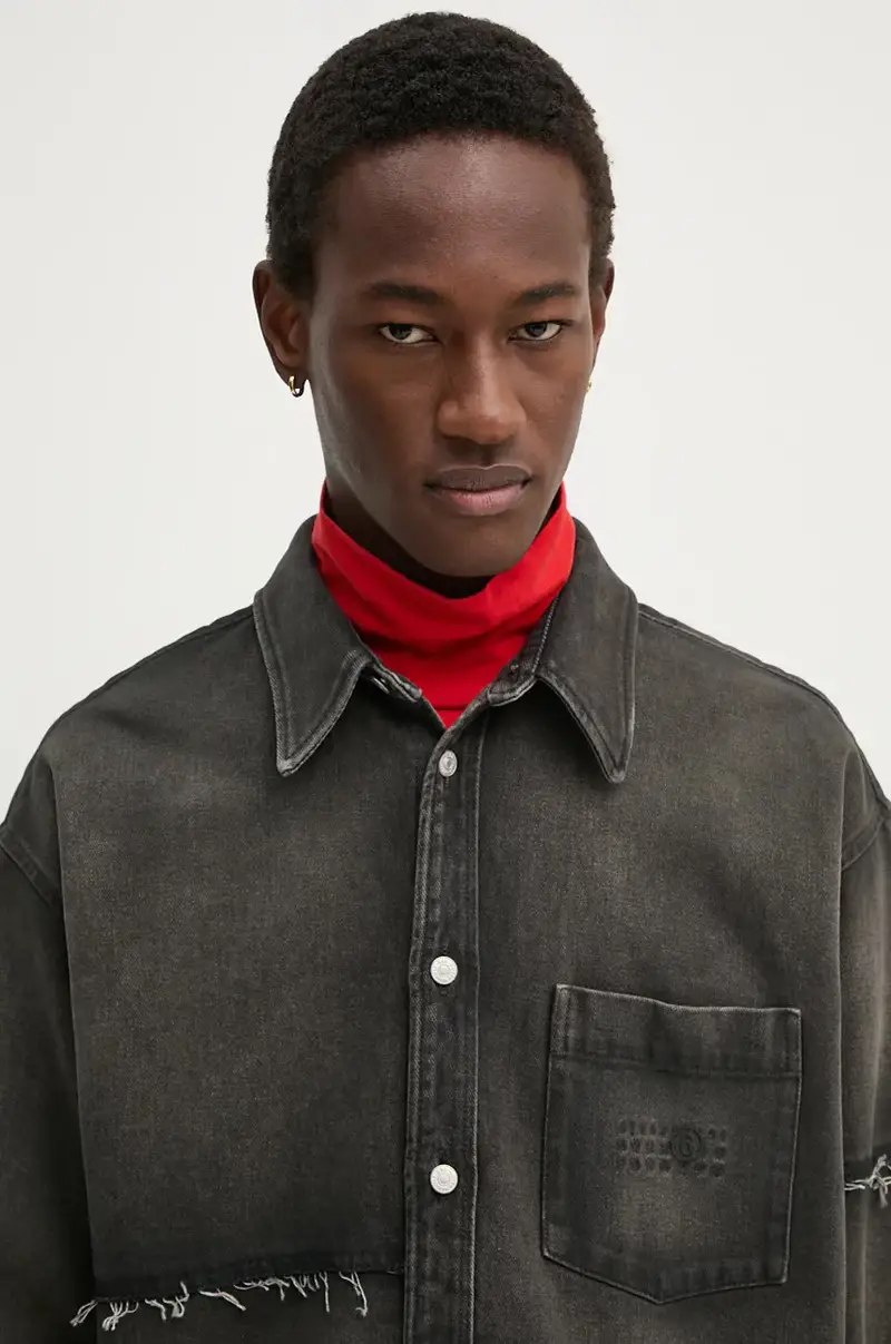 MM6 MAISON MARGIELA Jeans Uomo Grigio 3609498 miniatura 4