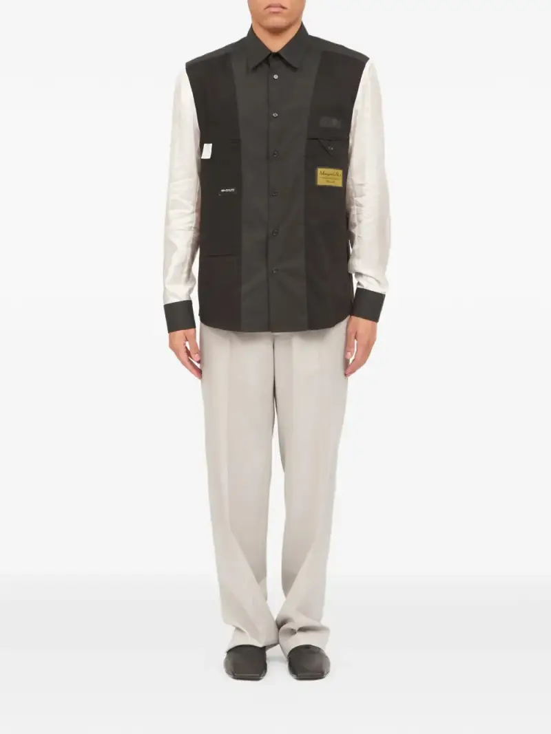 Mm6 Maison Margiela Maglia Nera Iconica miniatura 3