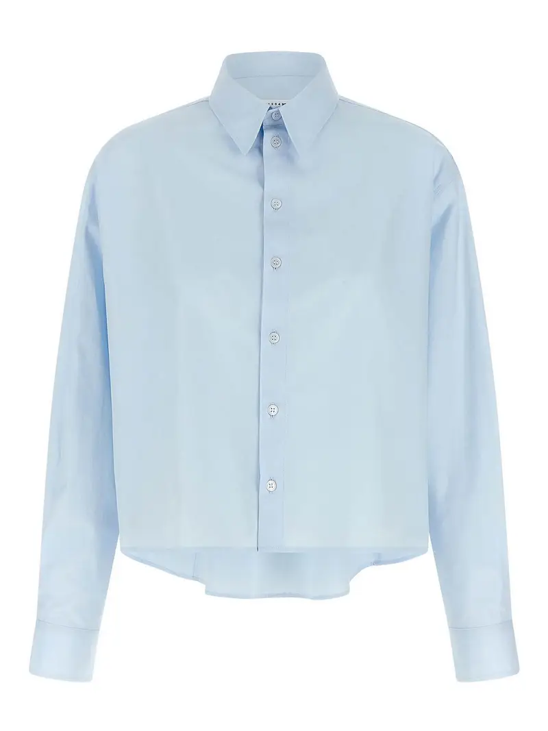 Camicia in popeline Azzurro