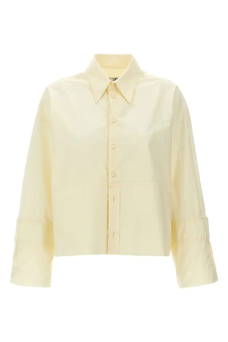 Camicia Stampa Logo Bianco