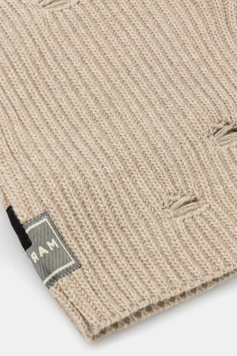 caminetto con lana Beige miniatura 2