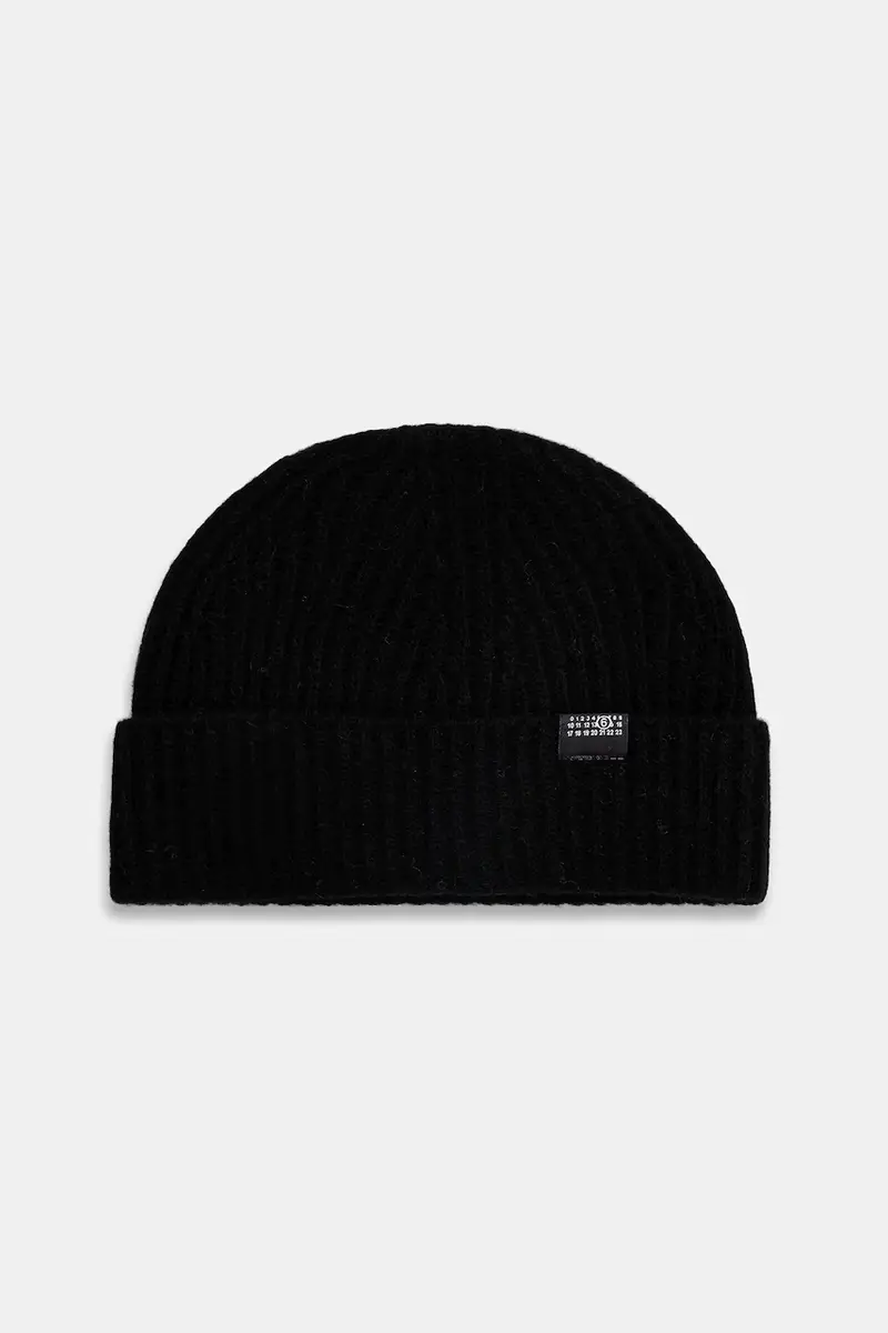 cappello con lana Nero