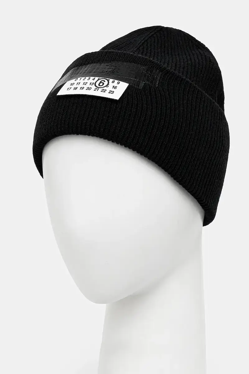 cappello in lana colore nero SH2TB0003.M13168.900S miniatura 2