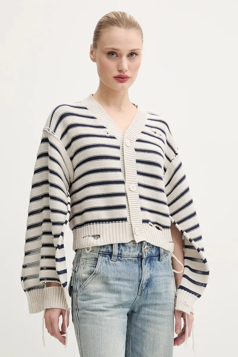 MM6 MAISON MARGIELA Cardigan Donna Beige 2212450