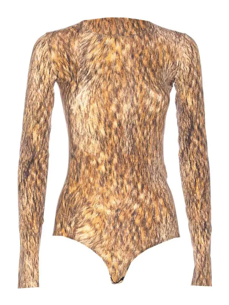 Corpo a maniche lunghe Animalier