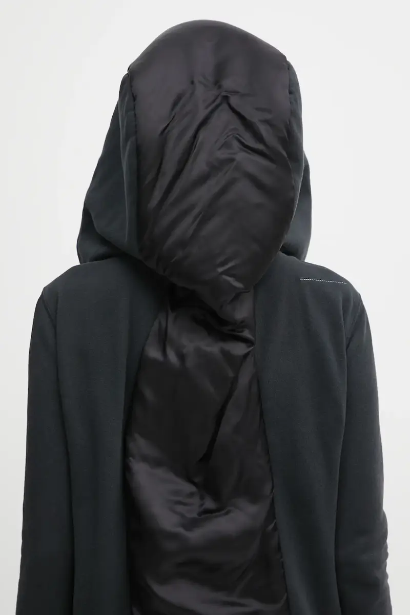 felpa donna colore nero con cappuccio S62HG0030.M25024.899 miniatura 4