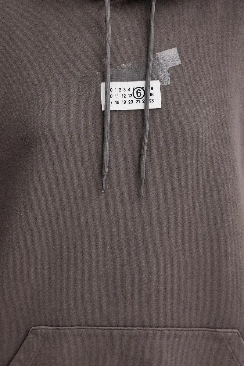 felpa in cotone Grigio miniatura 5