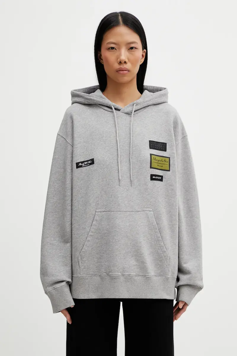 felpa in cotone Grigio