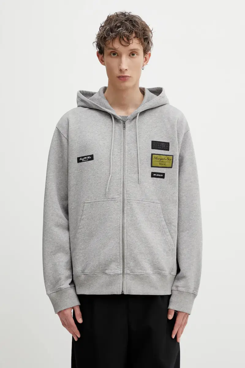 felpa in cotone Grigio