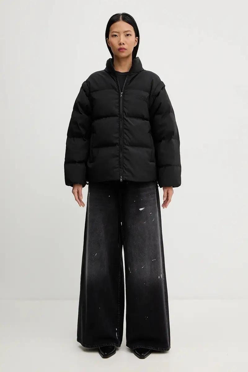 felpa in cotone Nero miniatura 2