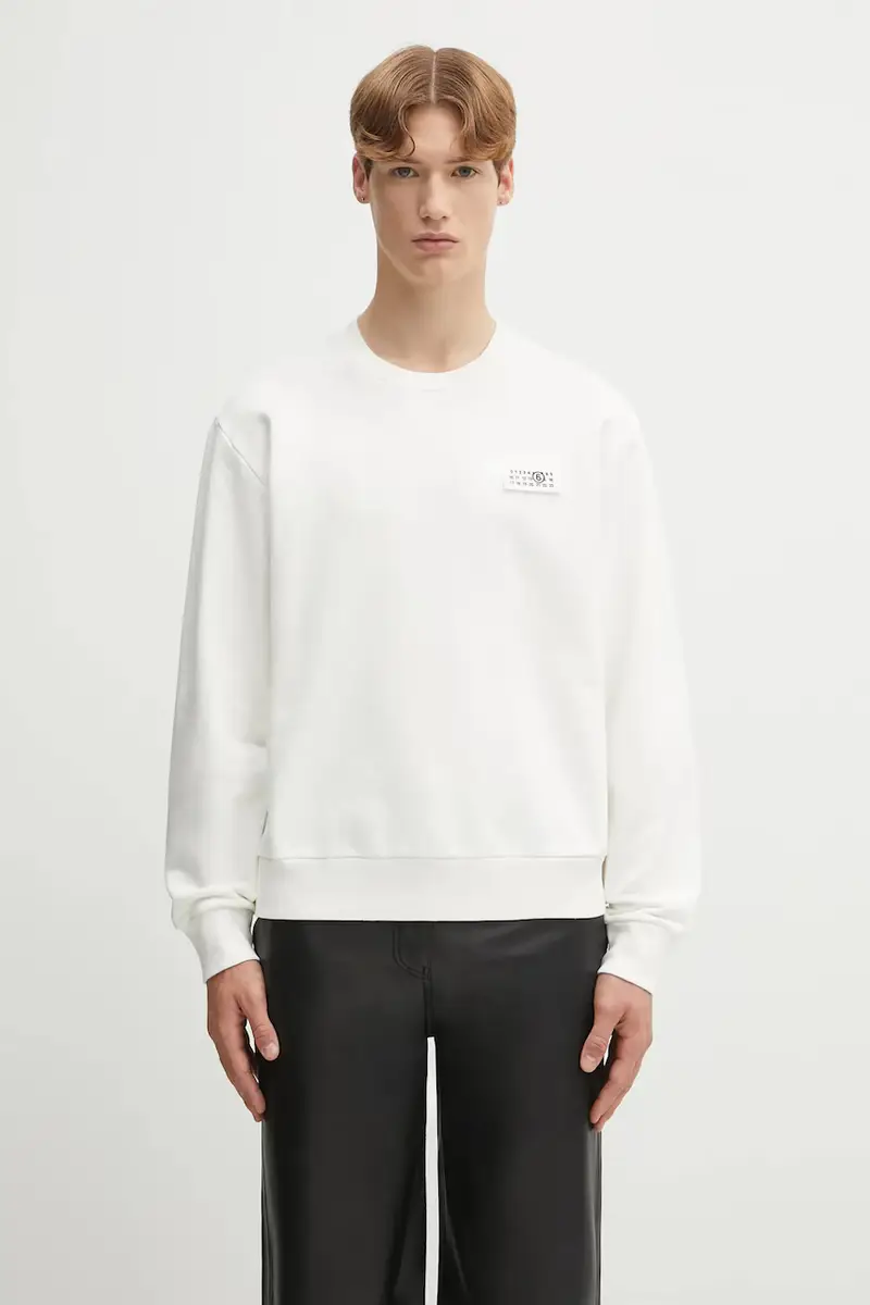 felpa in cotone uomo colore beige SH2GU0025.M25024.101