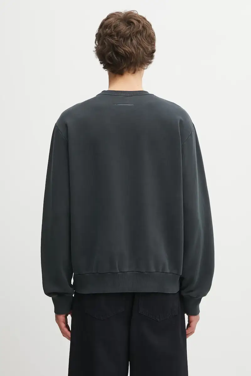 felpa in cotone uomo colore nero SH2GU0025.M25024.899 miniatura 3