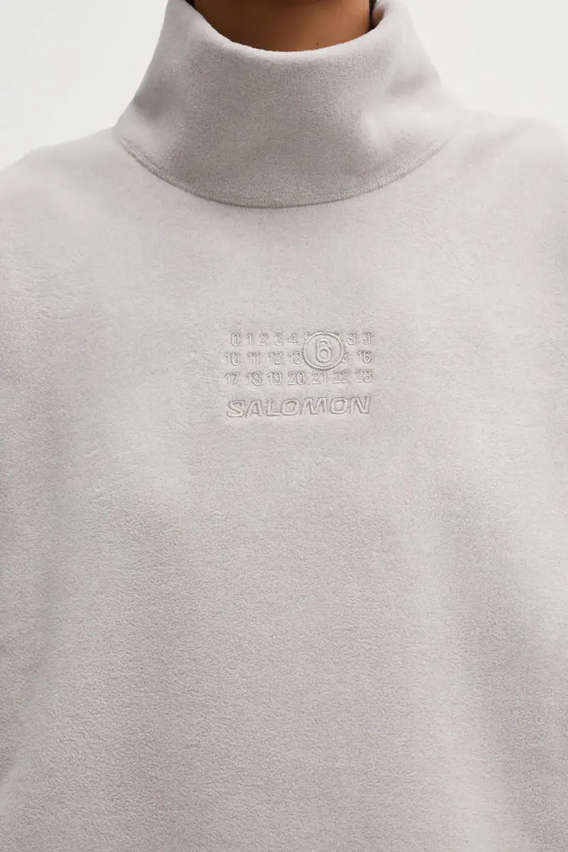 felpa in pile x Salomon colore grigio S52NH0035.M20140.858 miniatura 4