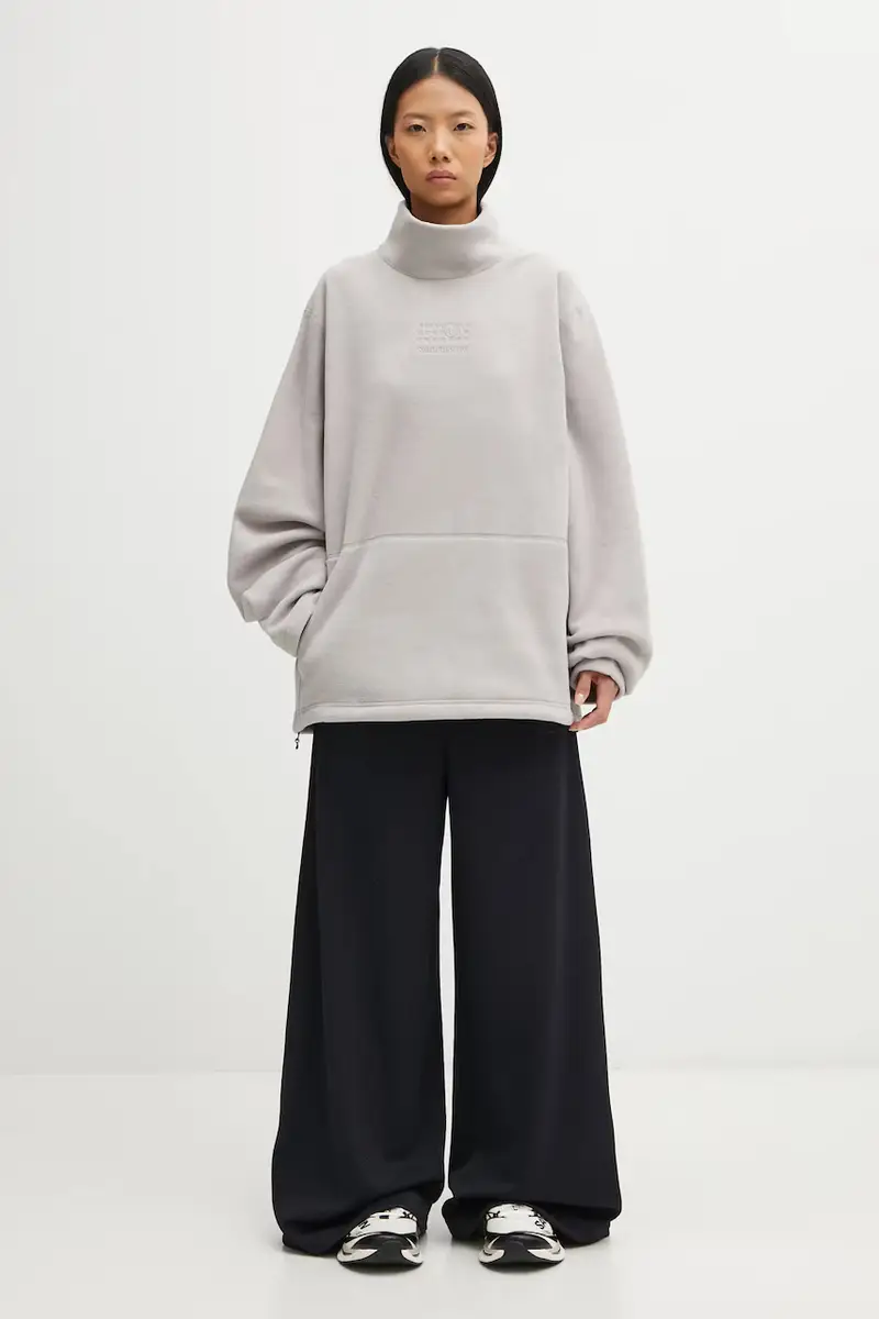 felpa in pile x Salomon colore grigio S52NH0035.M20140.858 miniatura 5