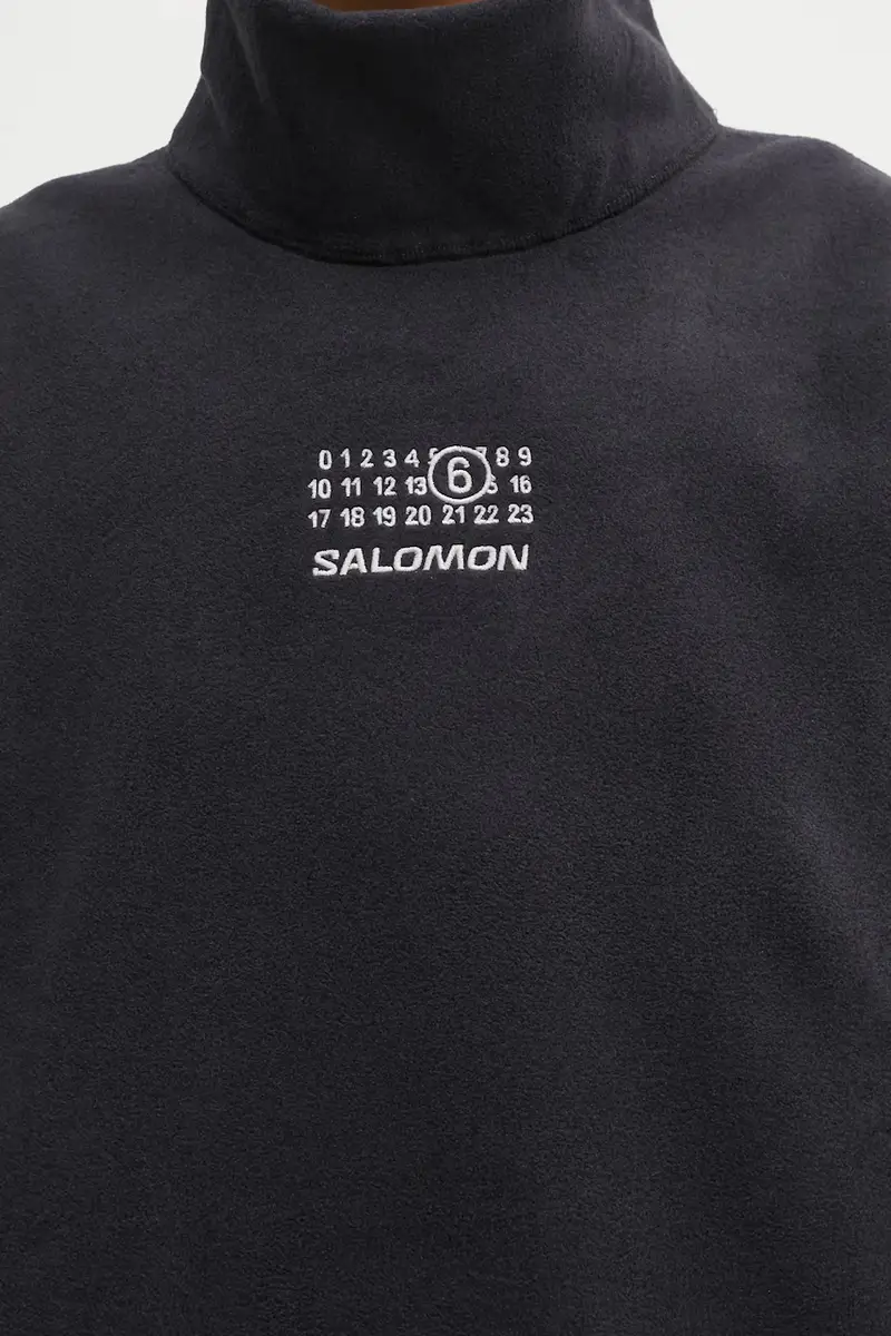 felpa in pile x Salomon donna colore nero S52NH0035.M20140.899 miniatura 4