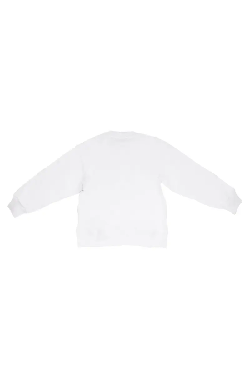 Felpa Unisex Junior MM6 MAISON MARGIELA Bianco Mm6s129u miniatura 2