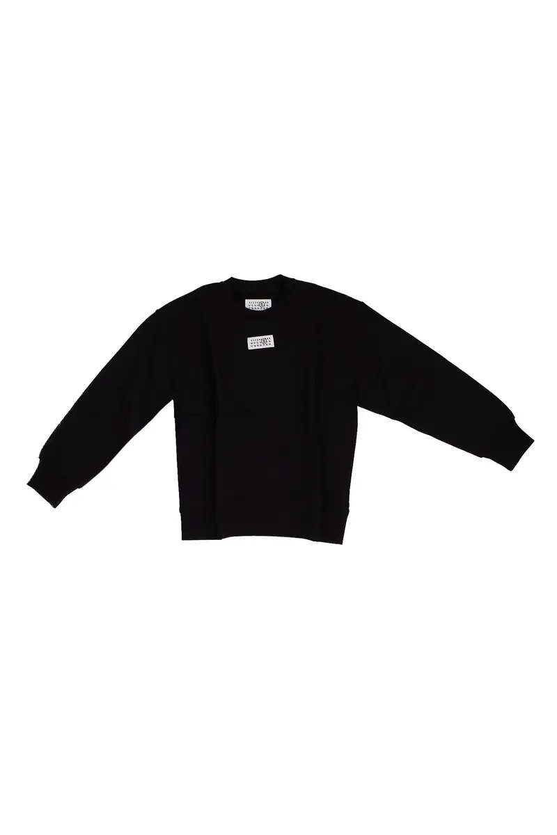 Felpa Unisex Junior MM6 MAISON MARGIELA Nero Mm6s131u