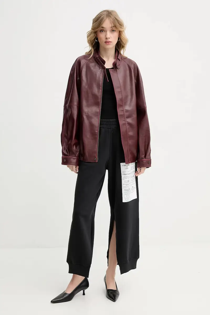 giacca colore granata S62AN0148 miniatura 2