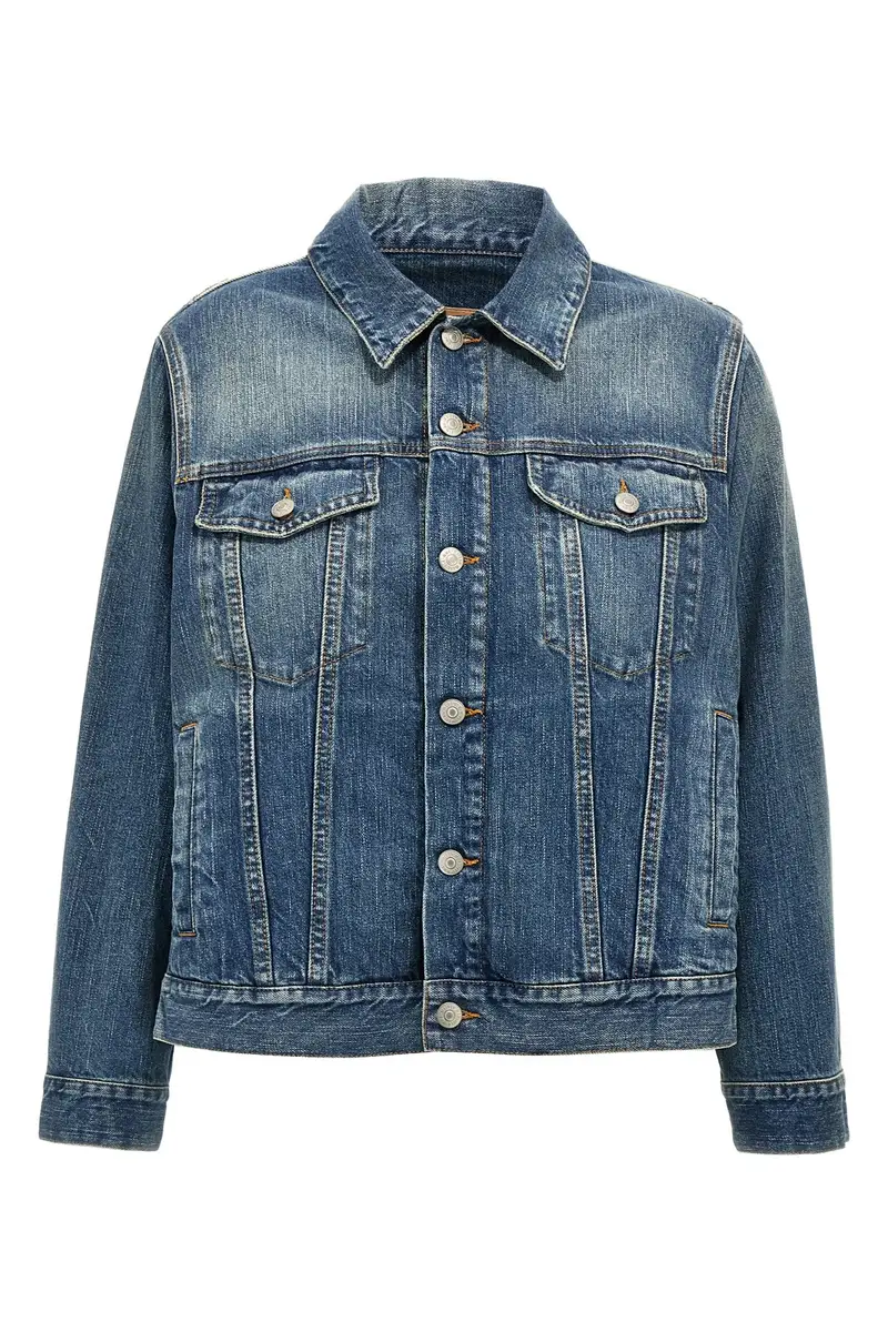 Giacca Denim Layered Blu