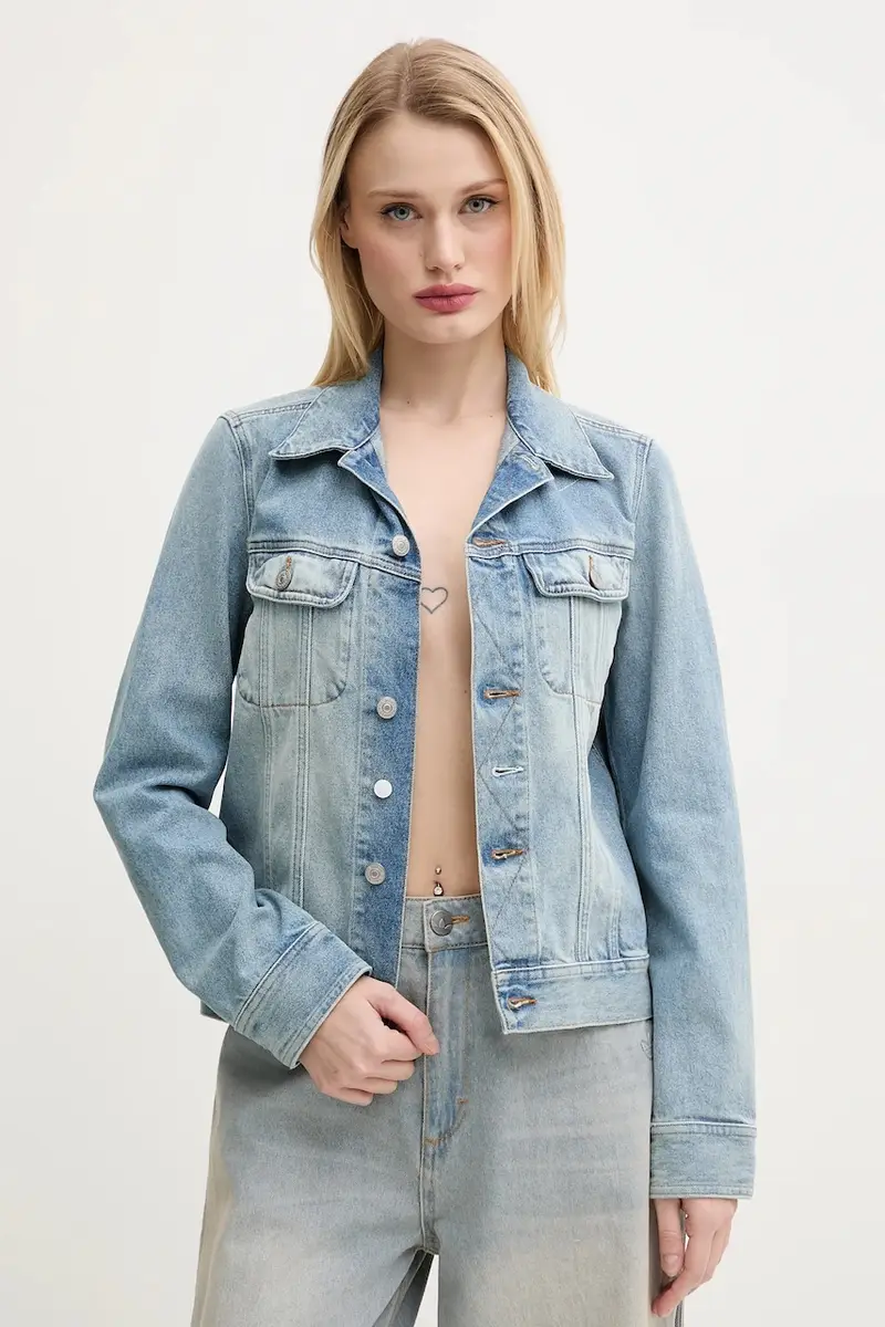 giacca di jeans colore blu S52AM0316.M30019