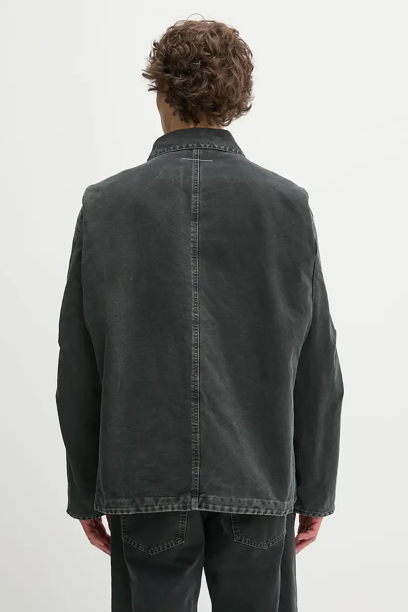 giacca di jeans colore nero SH0AM0041 miniatura 3