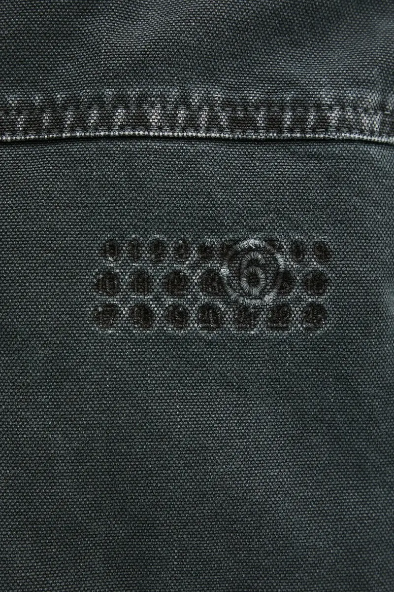 giacca di jeans colore nero SH0AM0041 miniatura 5