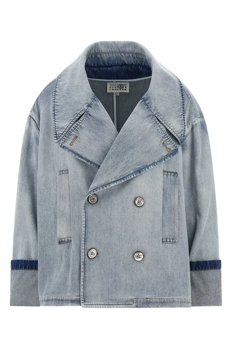 Giacca Doppiopetto Azzurro