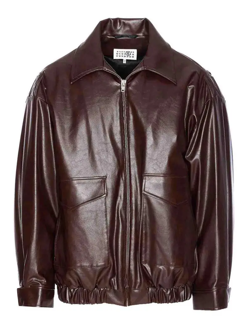 Giacca in finto pelliccia Rosso