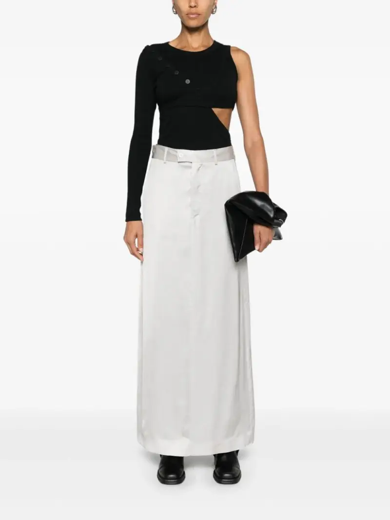 Gonna a portafoglio sartoriale argento miniatura 3