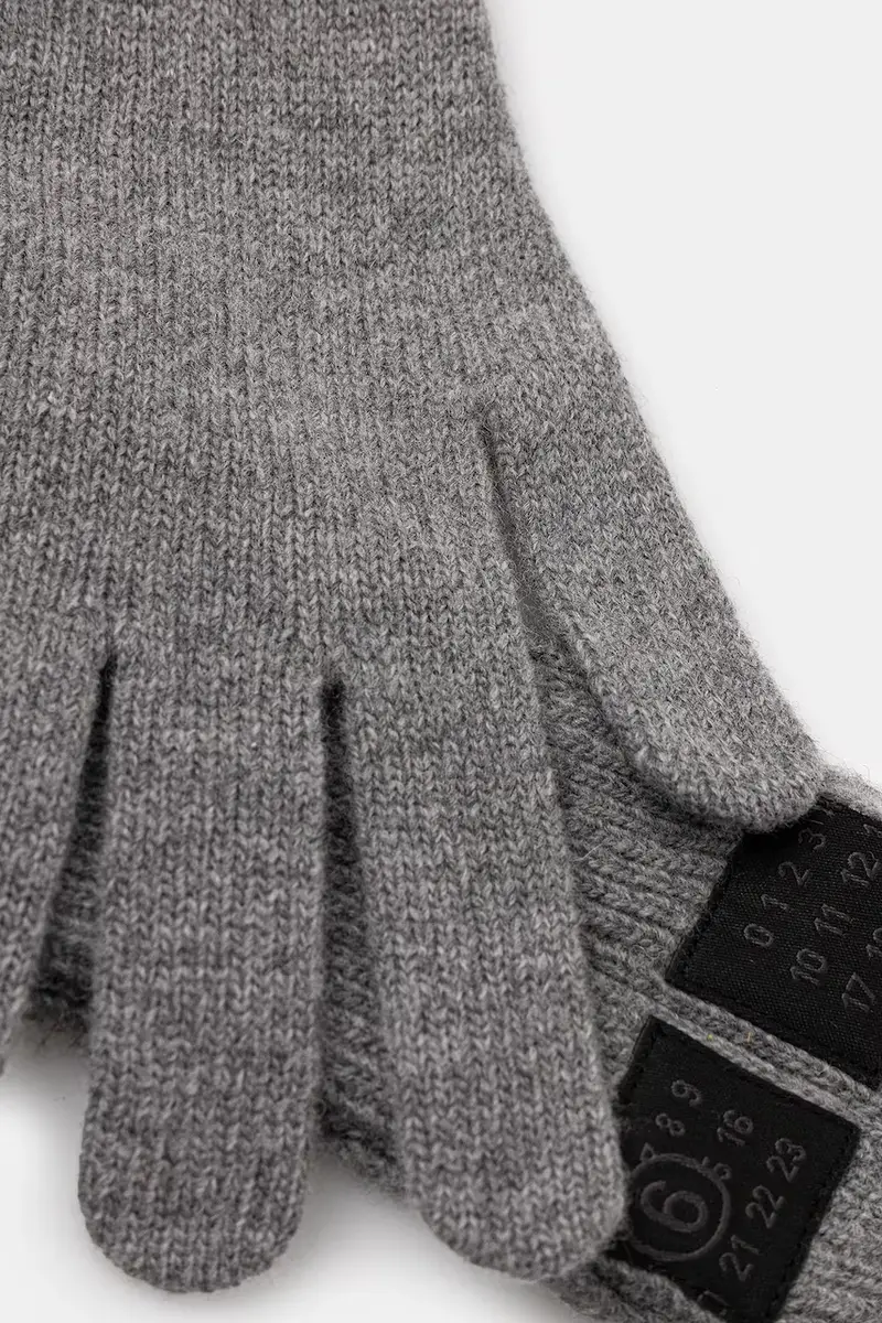 guanti con lana colore grigio S62TS0078.M13198.854 miniatura 2