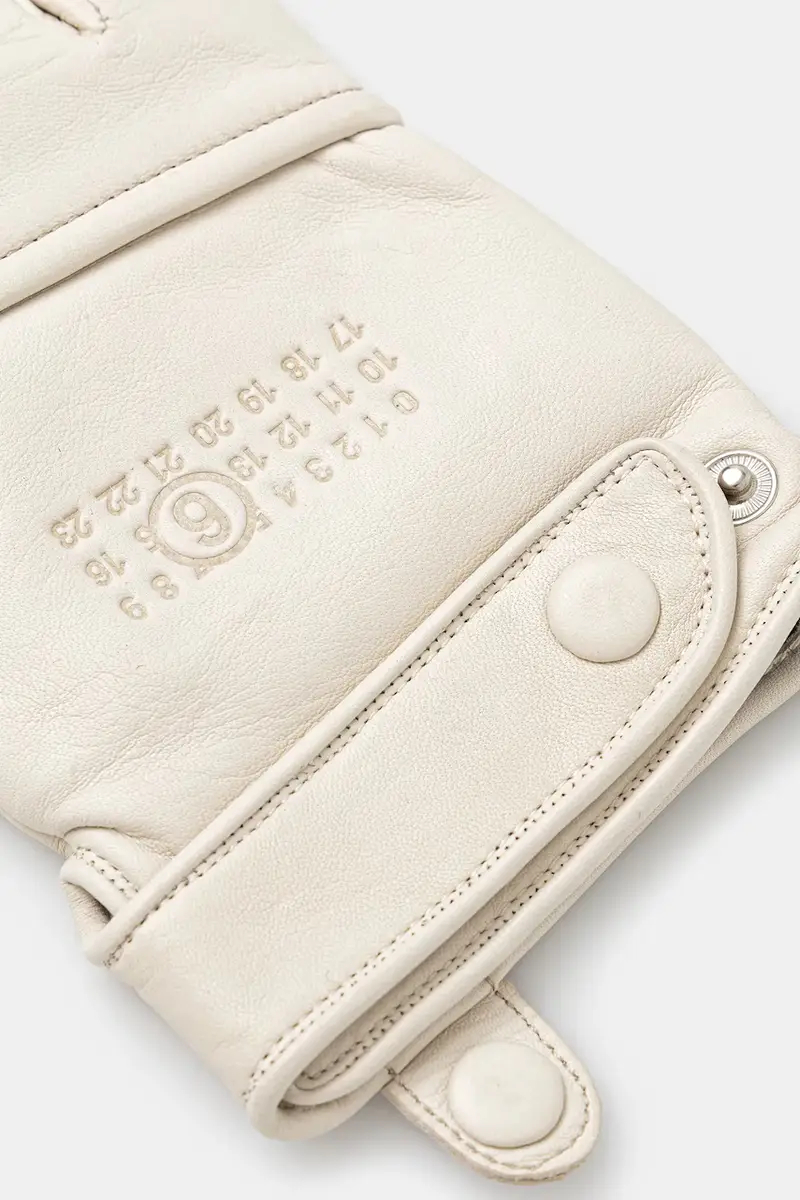 MM6 MAISON MARGIELA Guanti Uomo Beige 2781082 miniatura 2