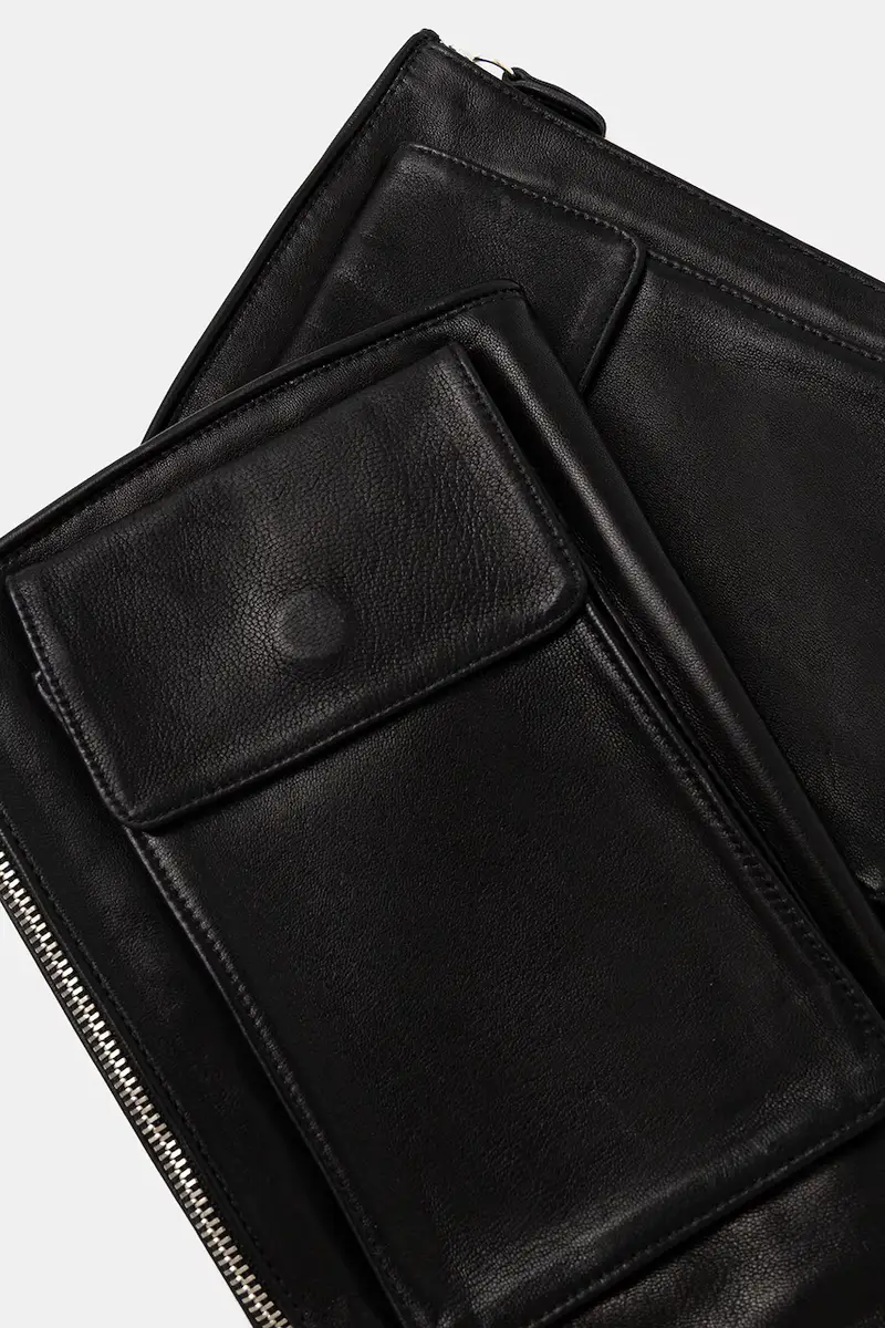 MM6 MAISON MARGIELA Guanti Uomo Nero 3241655 miniatura 3