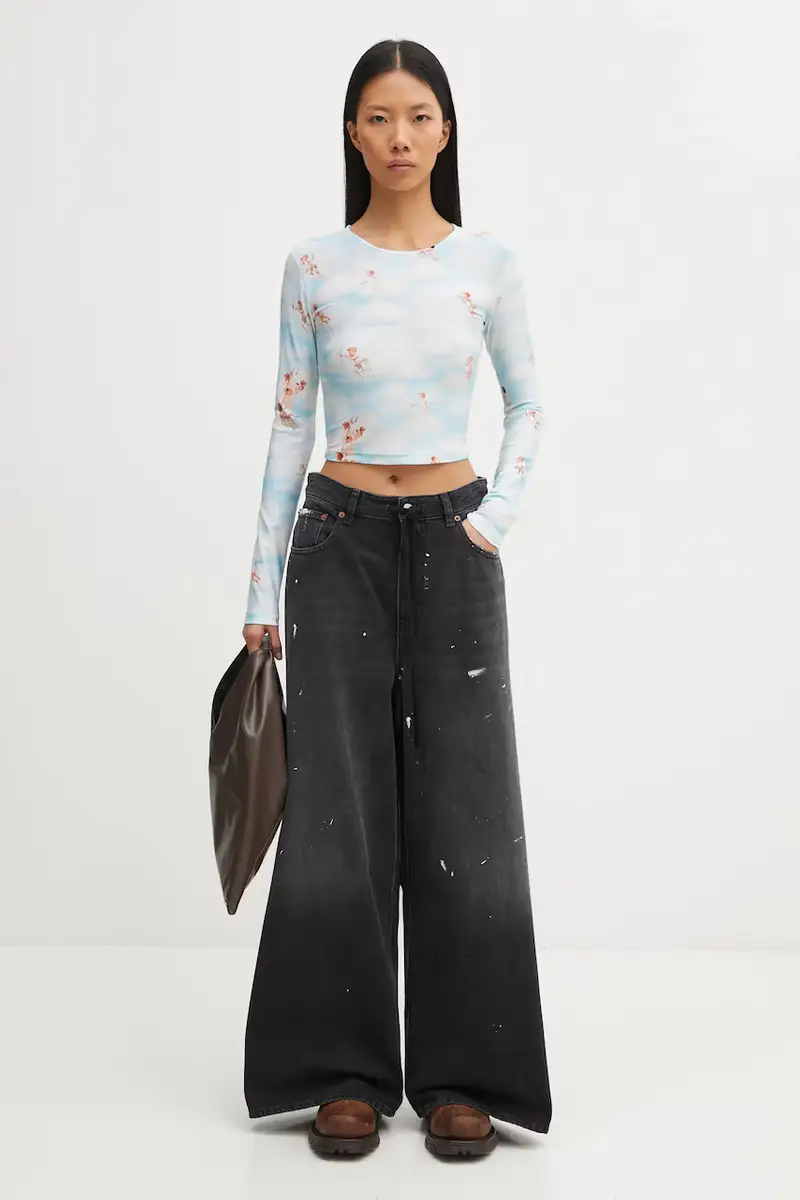 MM6 MAISON MARGIELA Jeans Donna Nero 3484415 miniatura 5