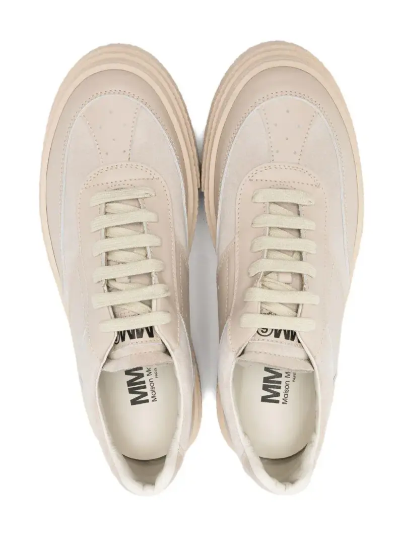 Mm6 Maison Margiela Kids Sneakers tortora per bambino miniatura 3