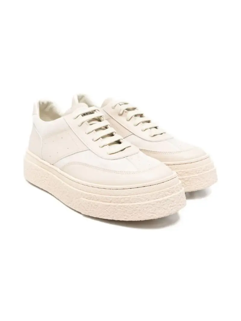 Mm6 Maison Margiela Kids Sneakers tortora per bambino