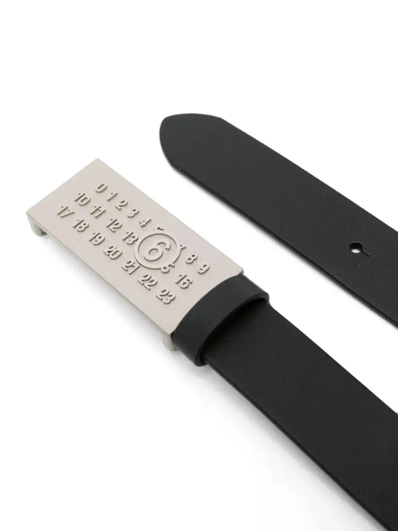 Cintura con fibbia Nero miniatura 2