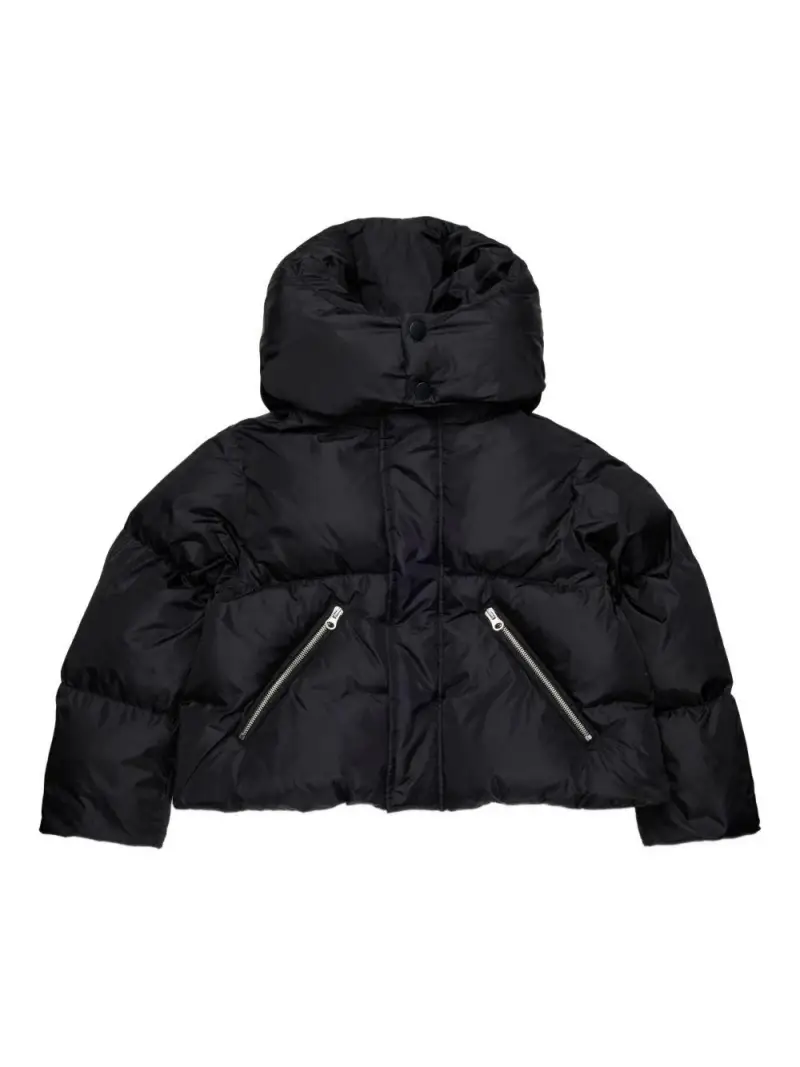 Giubbino con stampa Numbers Nero