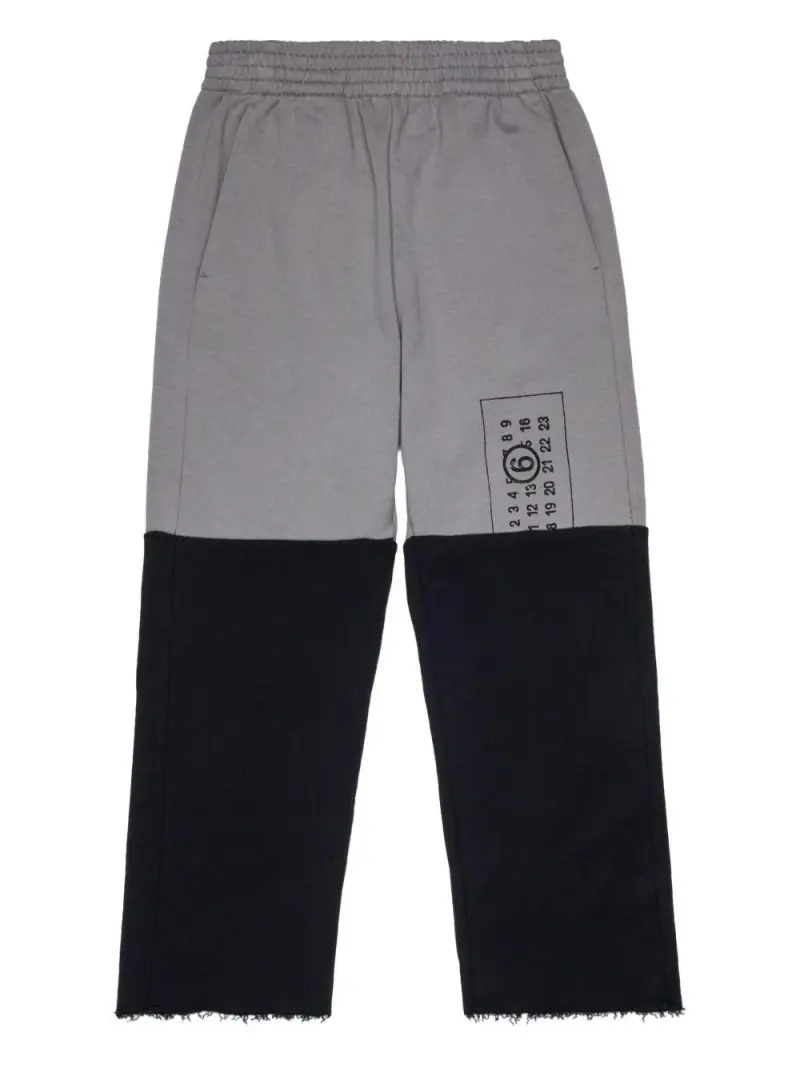 Pantaloni sportivi con inserti Grigio