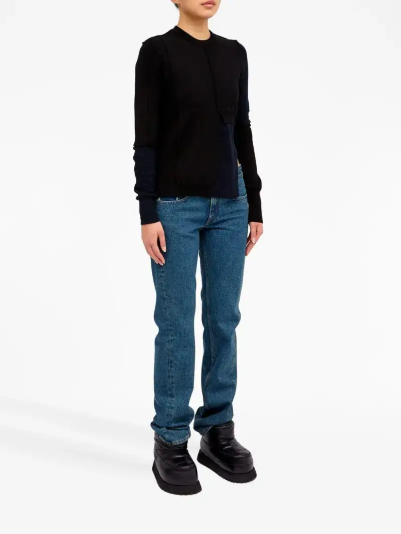 Maglia Donna Nero Cotone miniatura 3