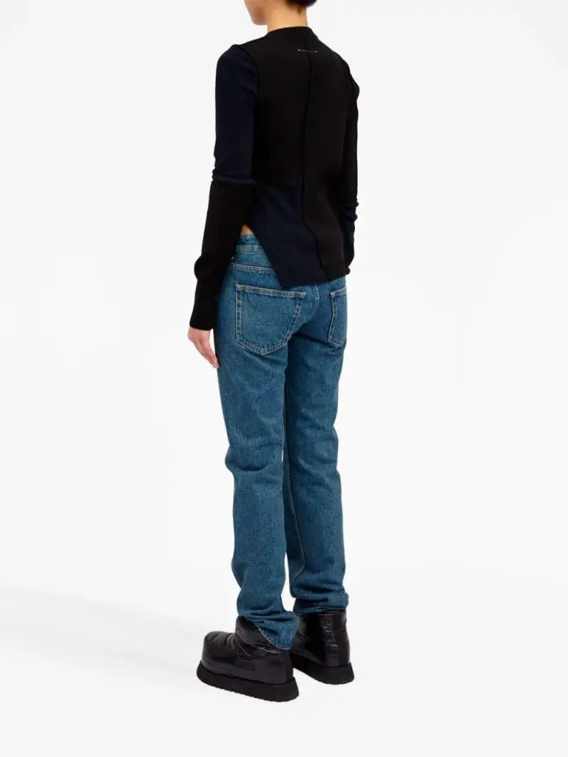 Maglia Donna Nero Cotone miniatura 4