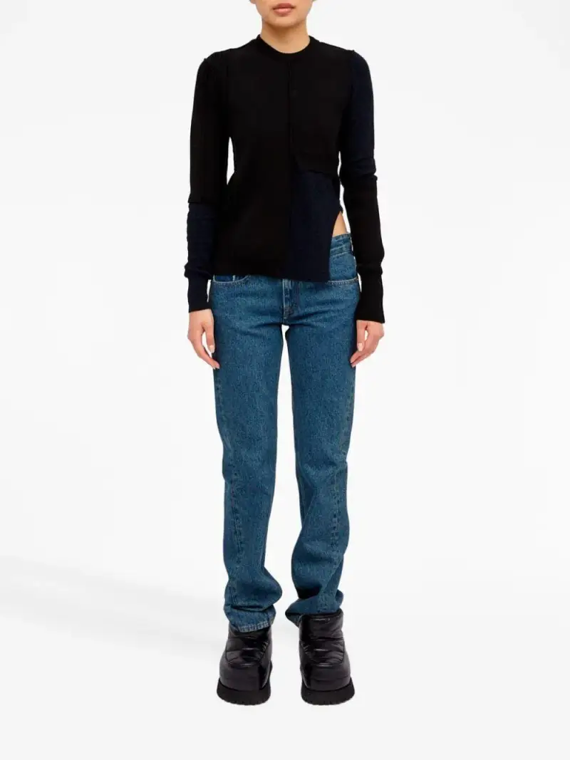 Maglia Donna Nero Cotone miniatura 5