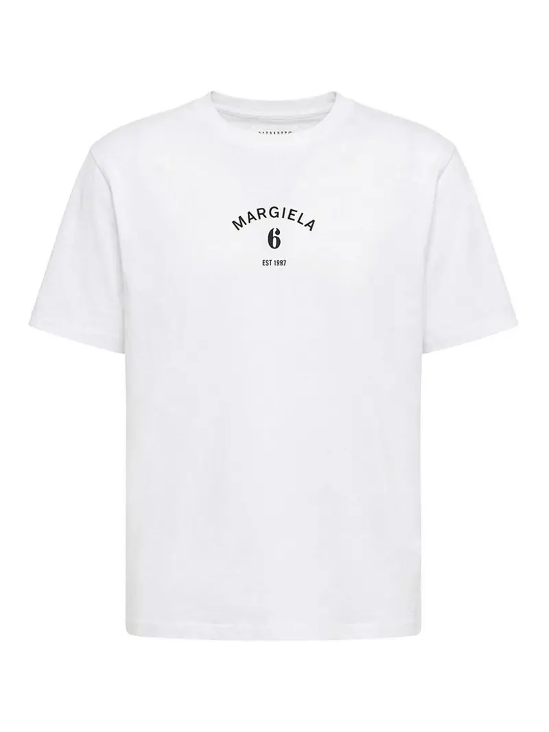 Maglietta In Cotone Bianco