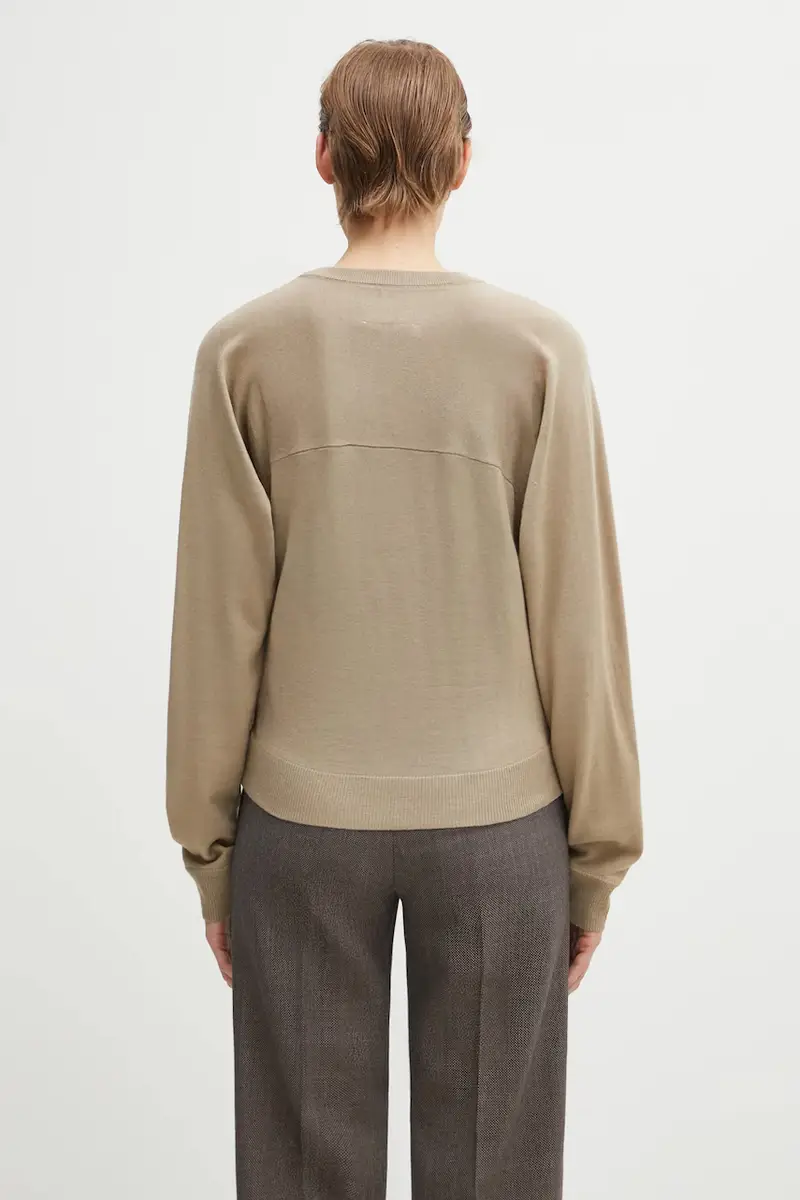 maglione Beige miniatura 3