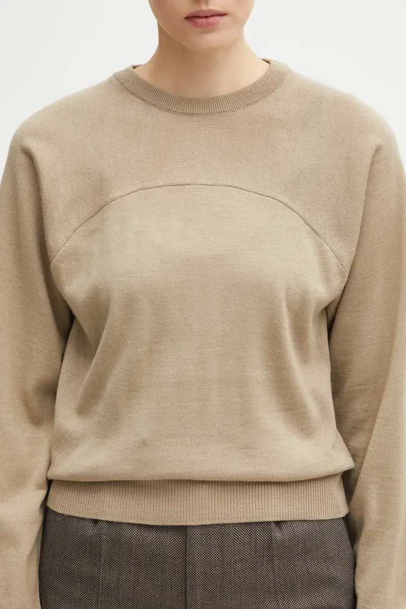 maglione Beige miniatura 4