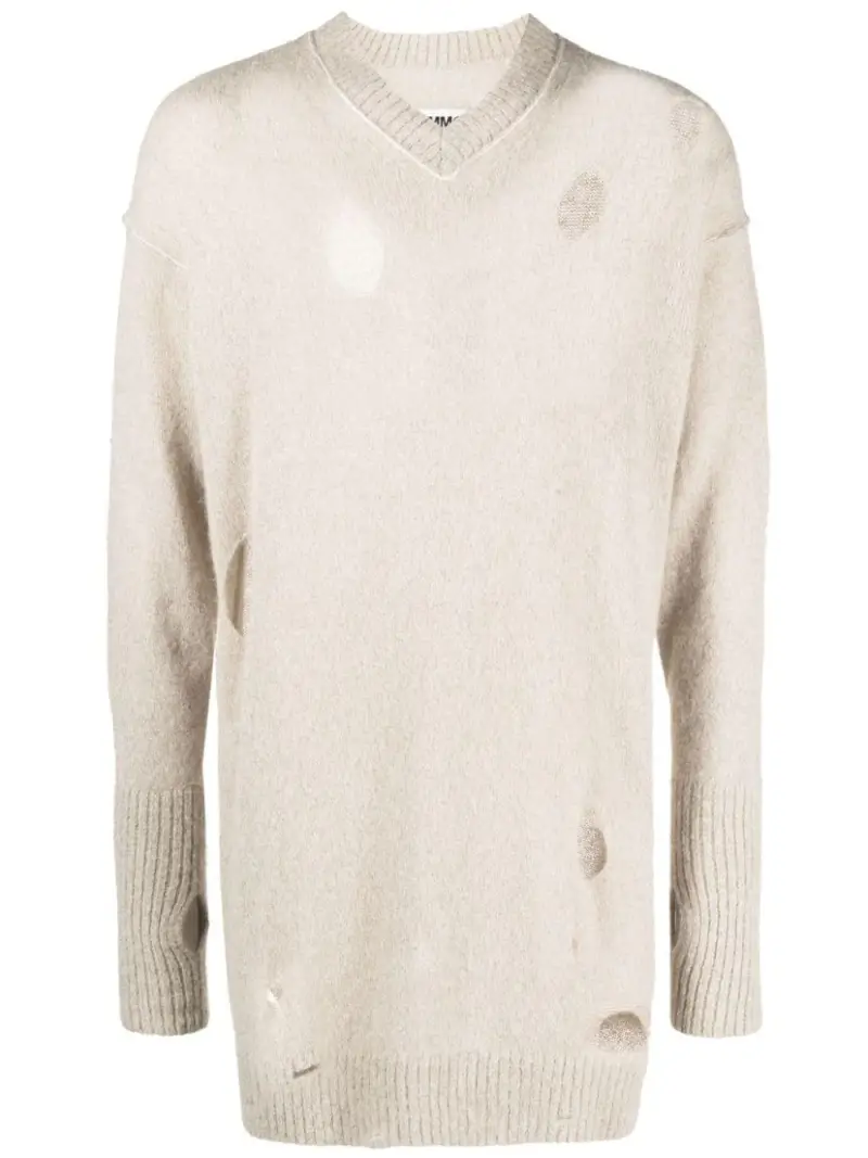 Maglione Donna Beige Lana