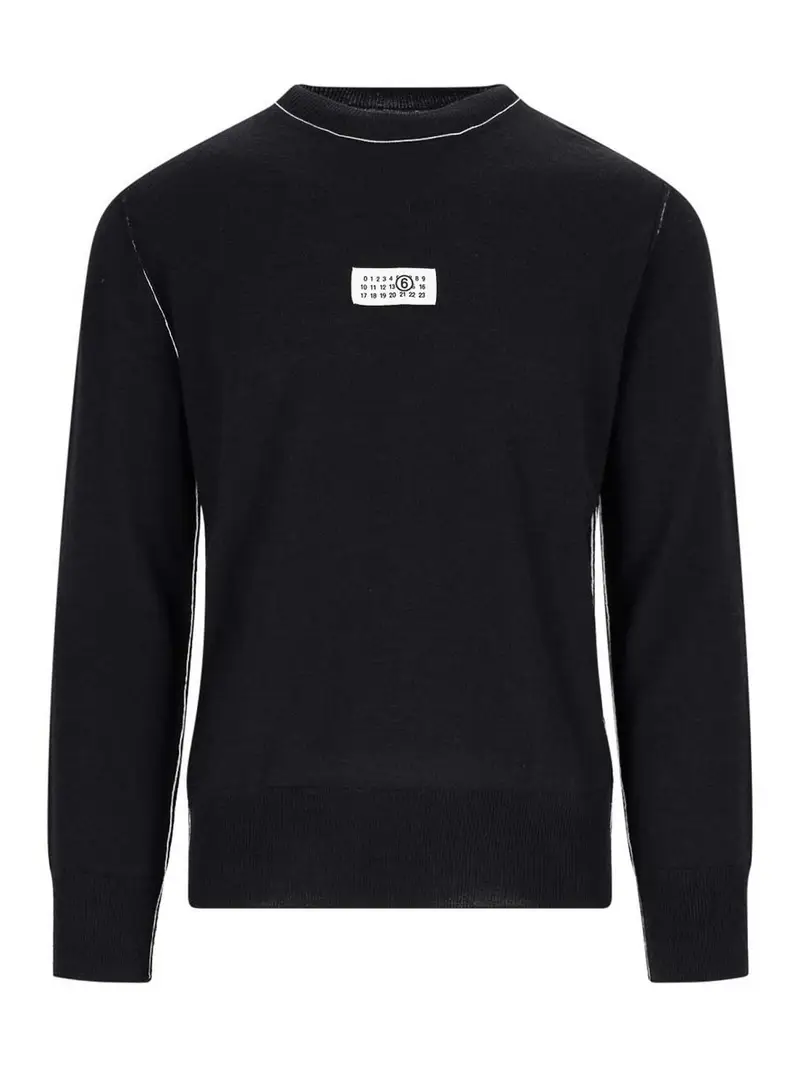 Maglione Logo Nero